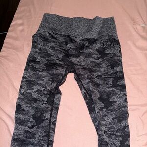 Gymshark Gray Camo Leggings